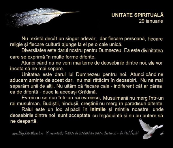 unitate spirituala