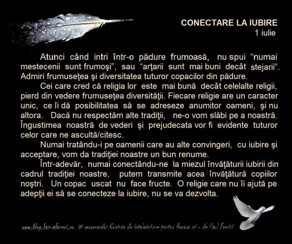 conectare la iubire